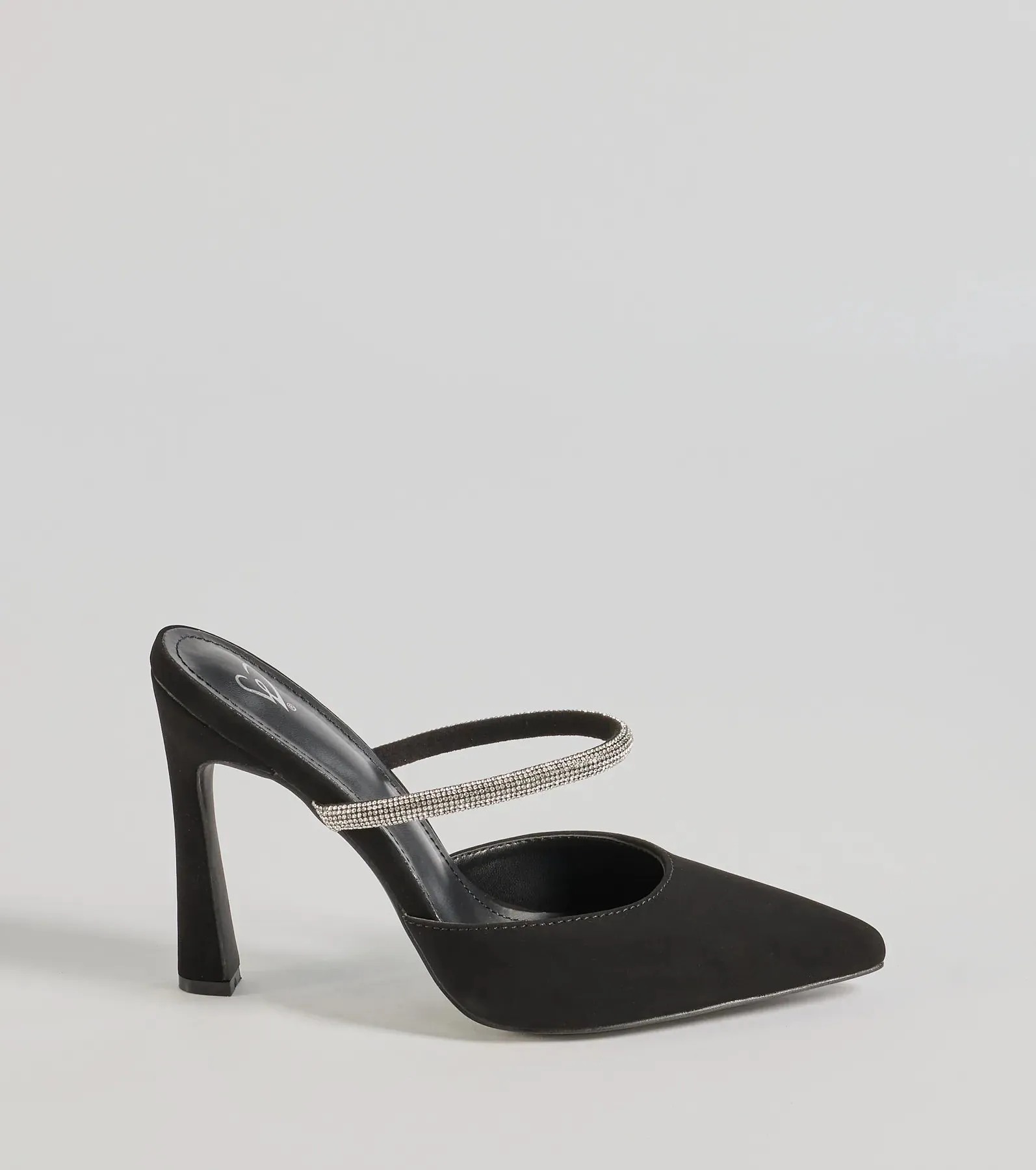 Chic Shine Rhinestone Strap Stiletto Pumps sold by Windsor product image thumbnail 2