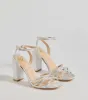 Step Out And Sparkle Rhinestone Strappy Block Heels sold by Windsor