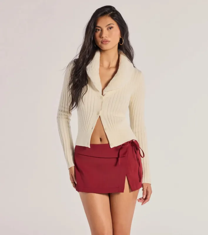 Elevated Style Wrap Mini Skirt sold by Windsor