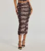Unmatched Boldness Leopard Print Midi Skirt sold by Windsor
