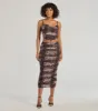 Unmatched Boldness Leopard Print Midi Skirt sold by Windsor