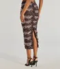 Unmatched Boldness Leopard Print Midi Skirt sold by Windsor