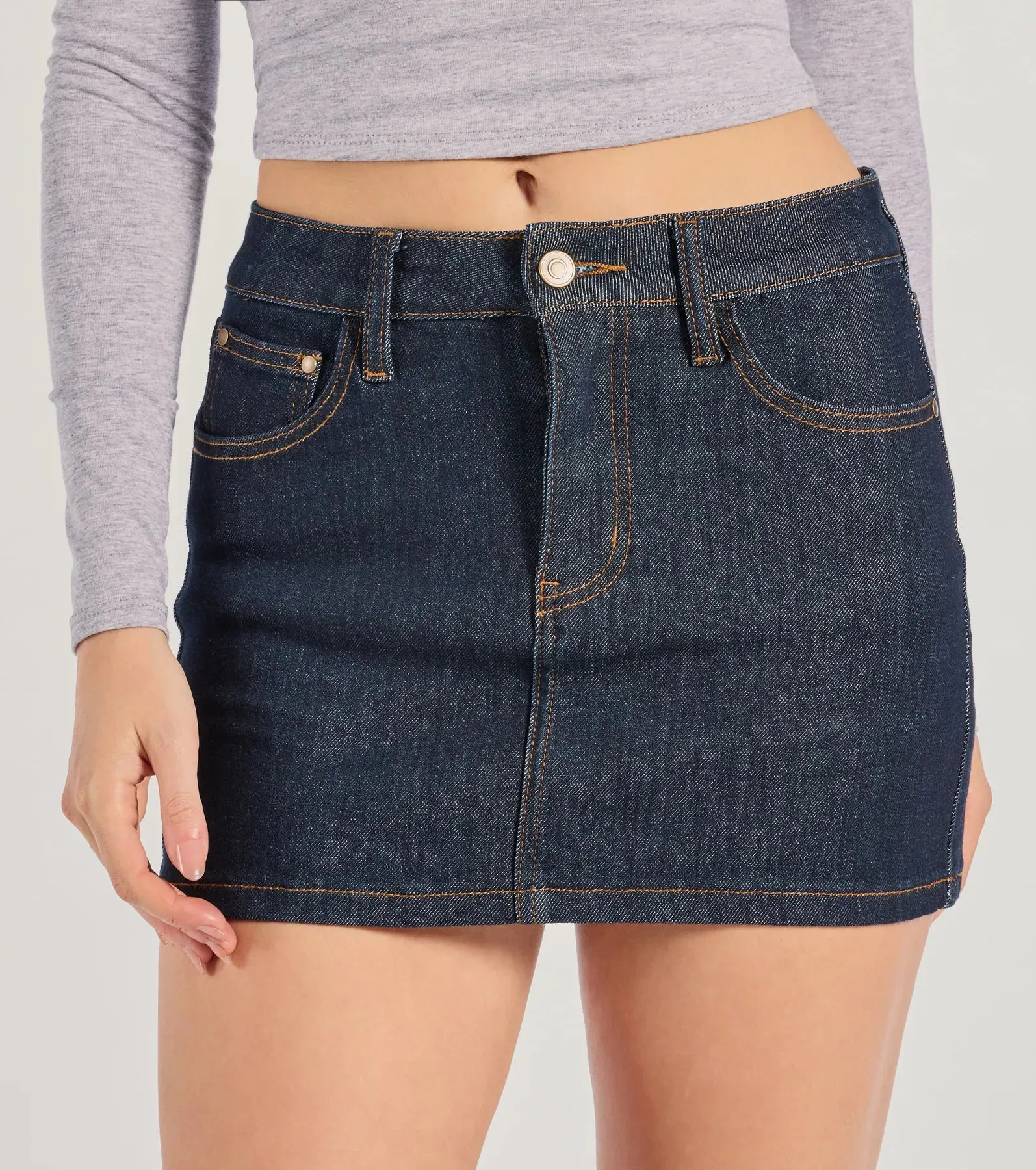 Classic Staple Denim Mini Skort sold by Windsor product image thumbnail 4