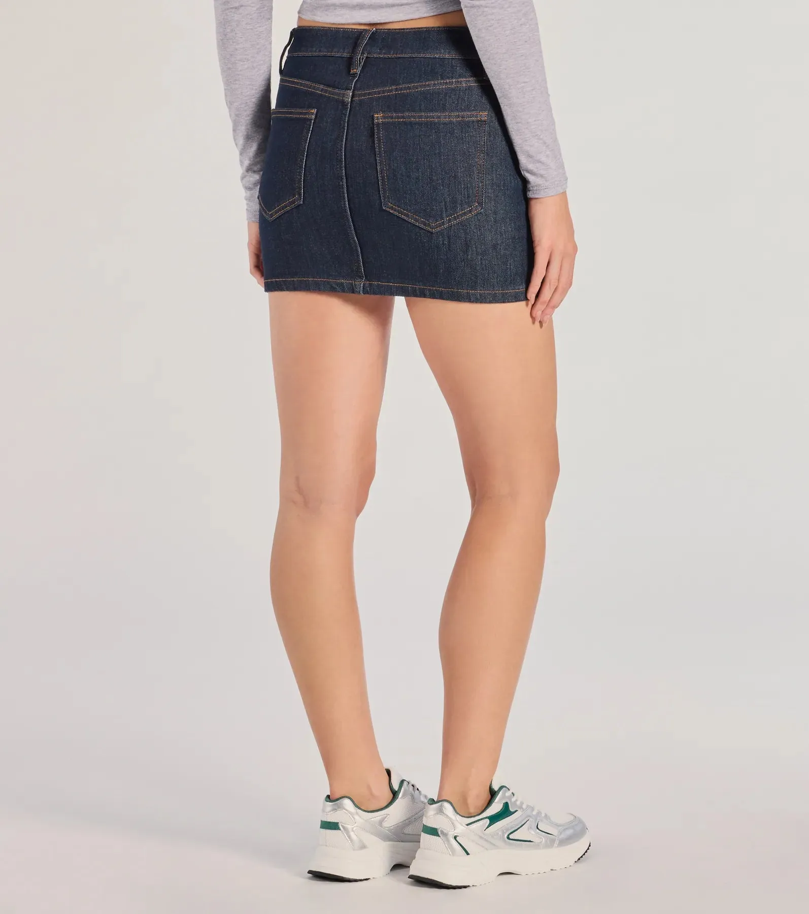 Classic Staple Denim Mini Skort sold by Windsor product image thumbnail 2