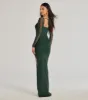 Ashlynn Long Sleeve Corset Slim Formal Dress sold by Windsor