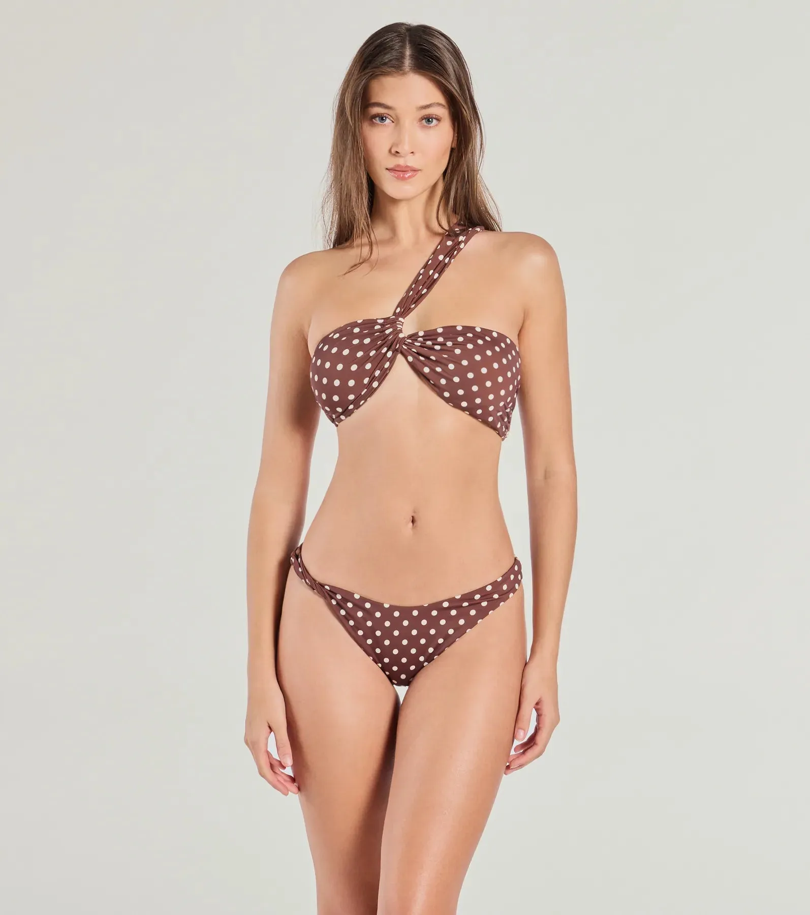 Flirty Style Polka Dot Twisted Bikini Bottoms sold by Windsor