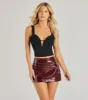 Such A Vibe Rhinestone Mesh Crop Top sold by Windsor