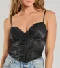 Chance For Romance Satin Floral Bustier sold by Windsor
