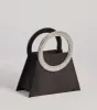Glam Sophistication Rhinestone Handle Satin Bag sold by Windsor