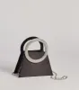 Glam Sophistication Rhinestone Handle Satin Bag sold by Windsor