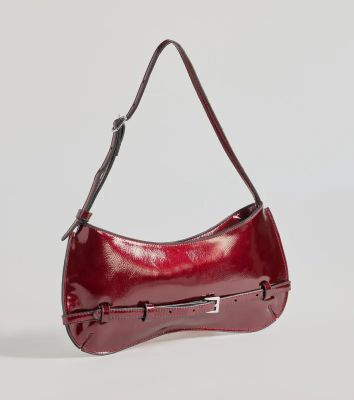 Elevated Glam Buckle Shoulder Bag sold by Windsor