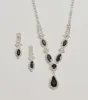 Bold Beauty Teardrop Rhinestone Necklace Set sold by Windsor