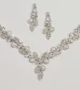Time To Shine Faux Pearl And Teardrop Rhinestone Necklace Set sold by Windsor