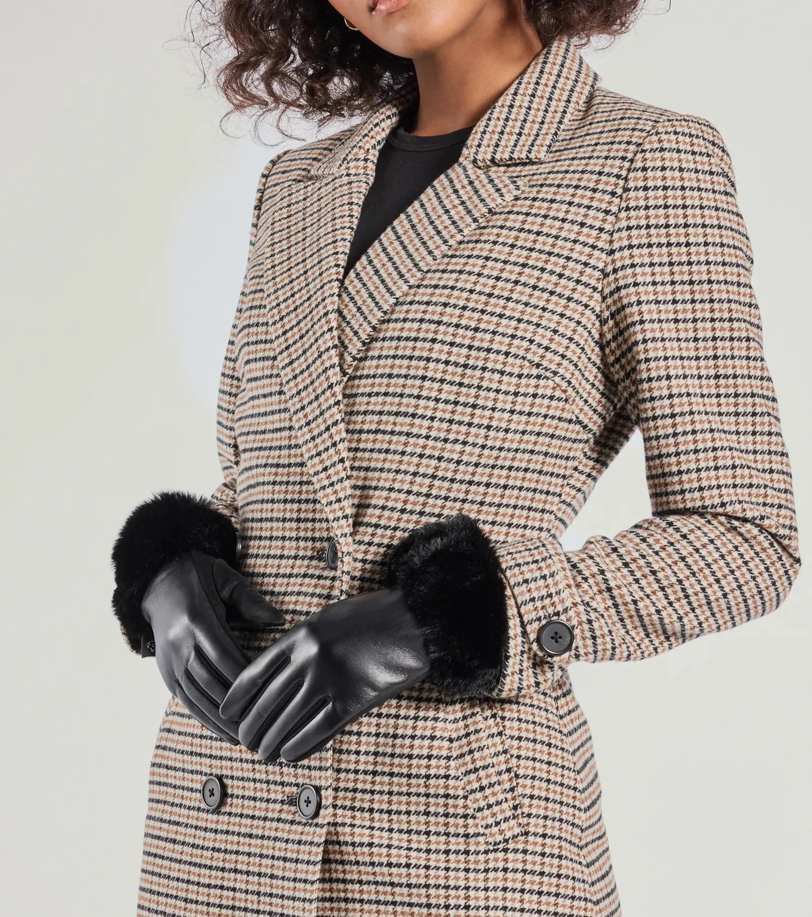 Elevated Glam Faux Fur Gloves sold by Windsor product image thumbnail 2