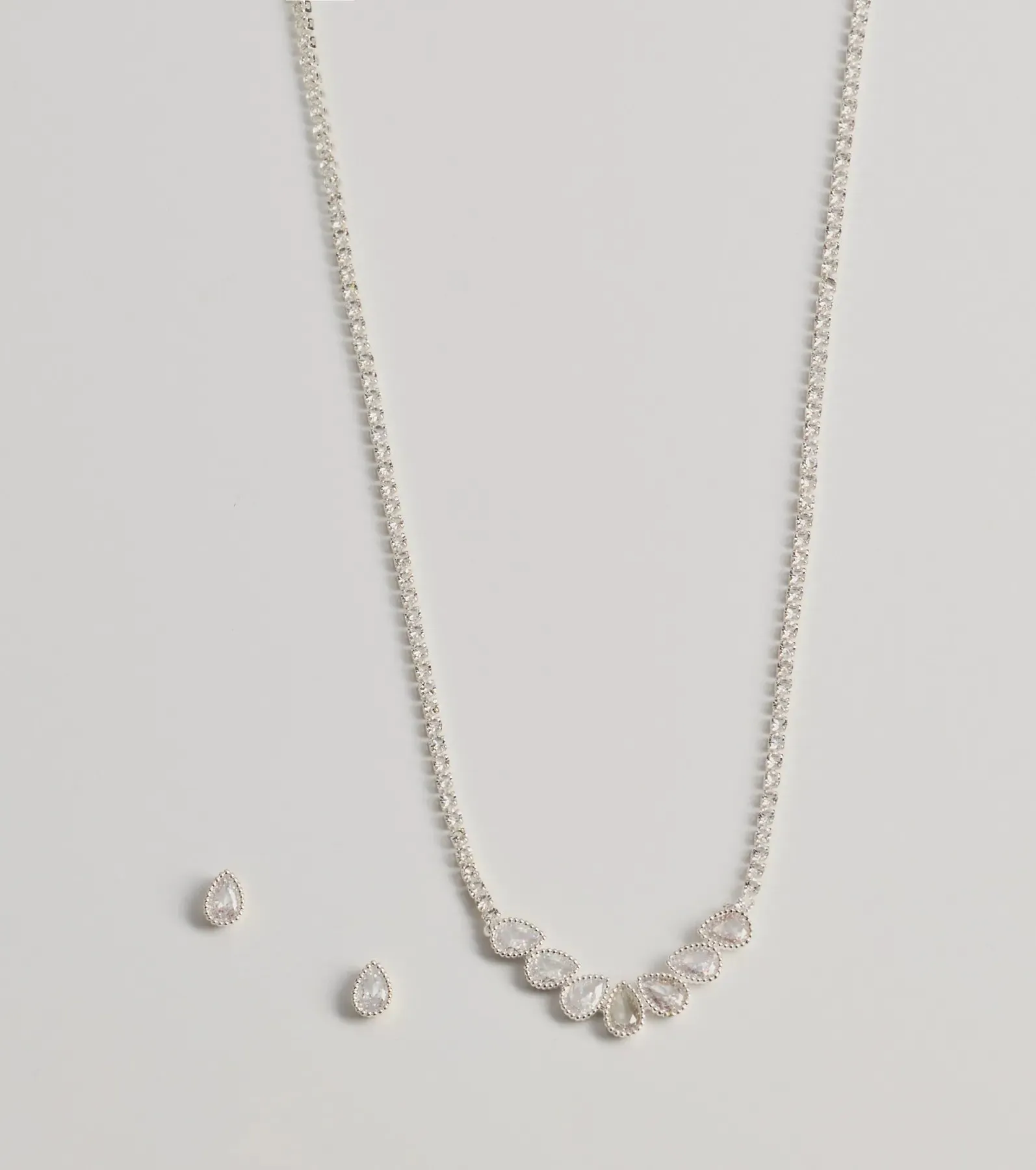 Unforgettable Luxe Cubic Zirconia Necklace Set sold by Windsor product image thumbnail 2