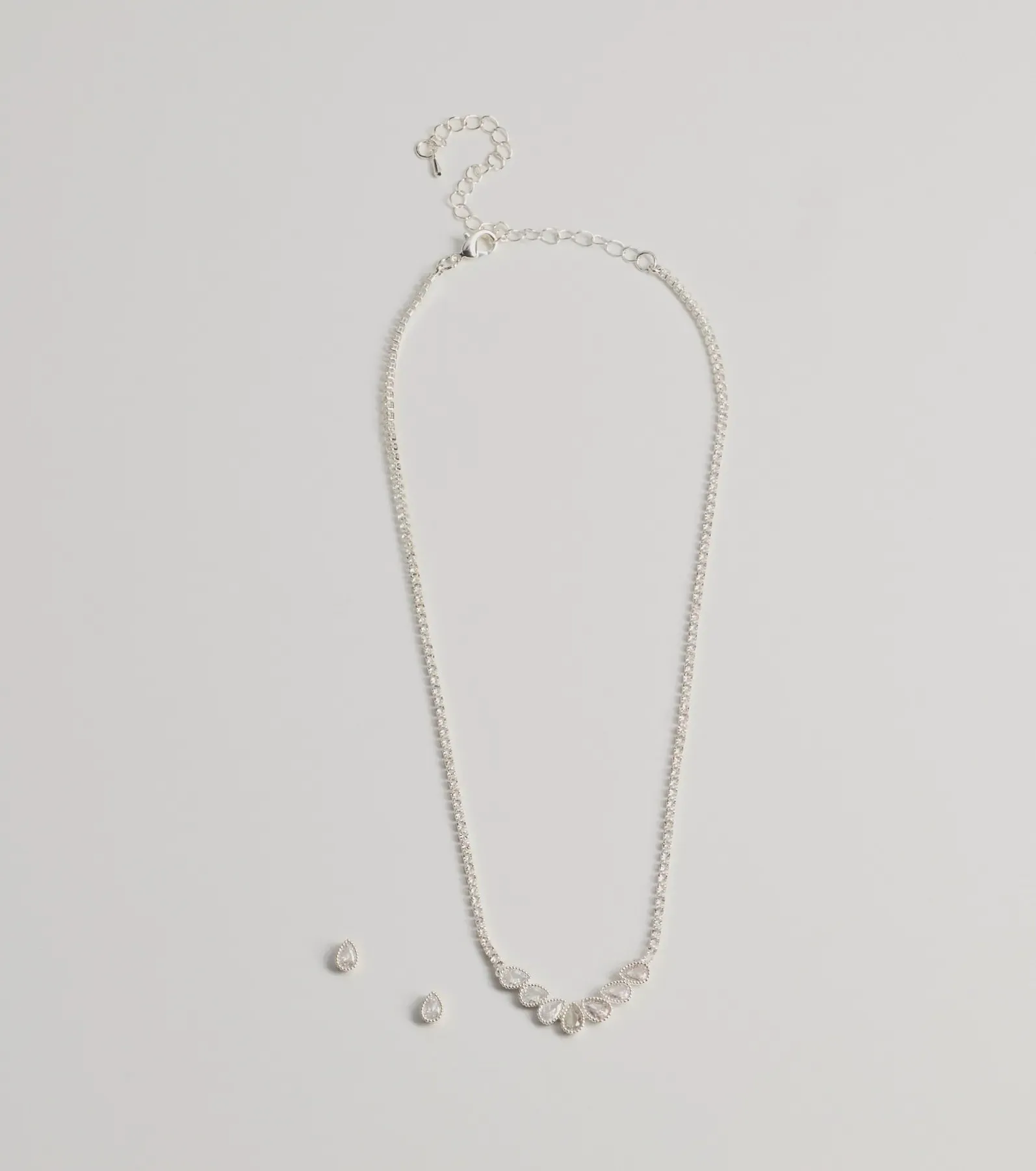 Unforgettable Luxe Cubic Zirconia Necklace Set sold by Windsor