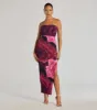 Floral Passion Sleeveless Lace-Up Maxi Dress sold by Windsor