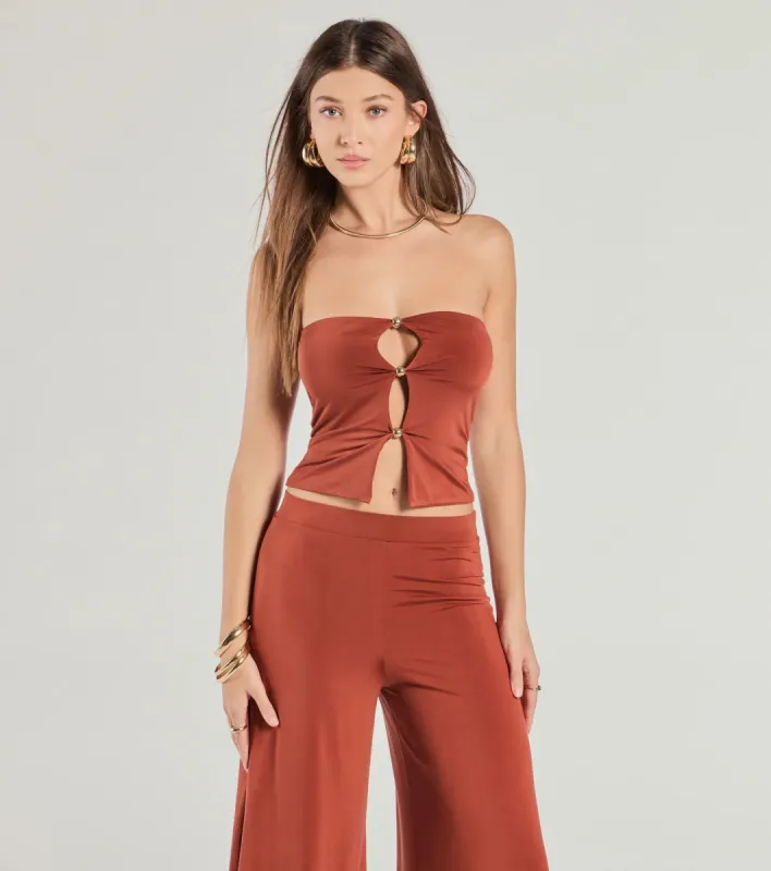 Wanderlust Mode Cutout Tube Top sold by Windsor