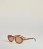 Golden Hour Tortoiseshell Oval Sunglasses sold by Windsor