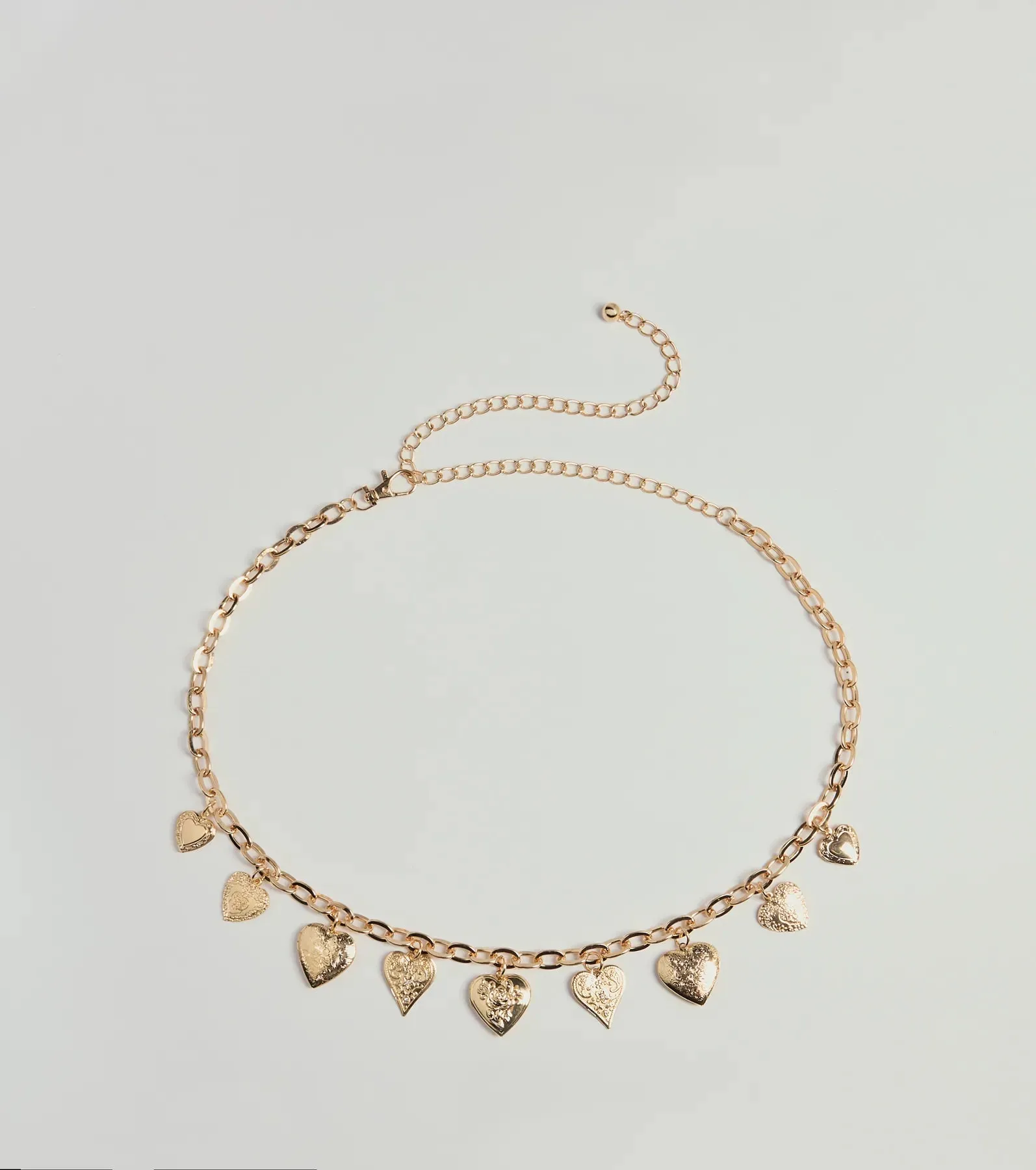 All My Heart Etched Charm Belt sold by Windsor