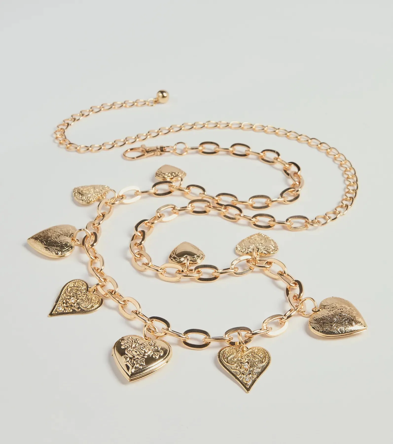 All My Heart Etched Charm Belt sold by Windsor product image thumbnail 2