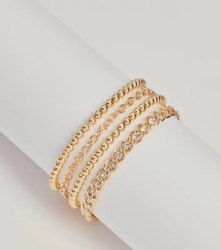 Encircled Glam Multi Bracelet Pack sold by Windsor