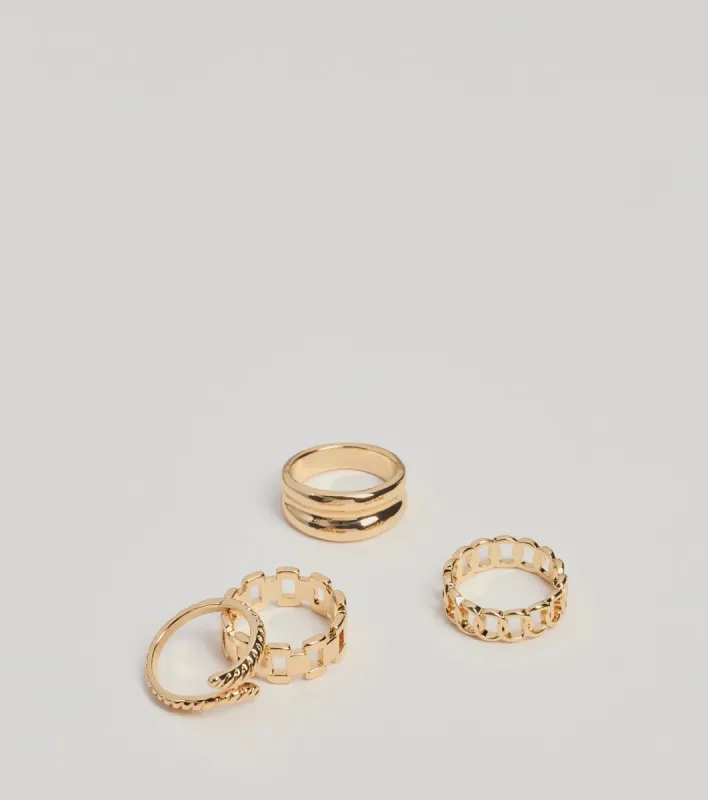 Trendy Textures Multi-Ring Pack sold by Windsor