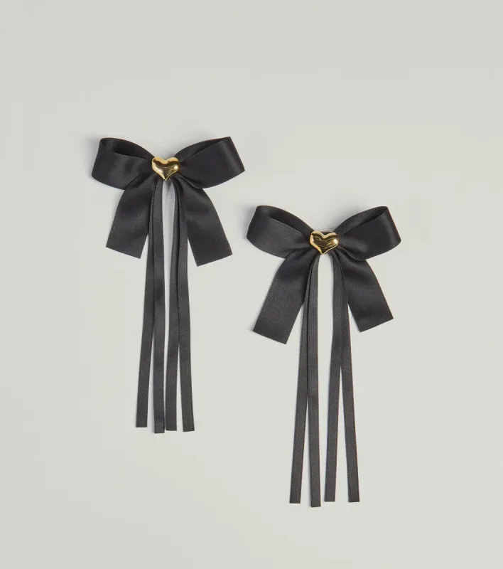 Timeless Charm Two-Pack Metal Heart Bows sold by Windsor