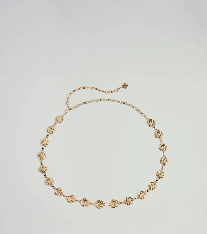 Decadent Rosette Chain Belt sold by Windsor