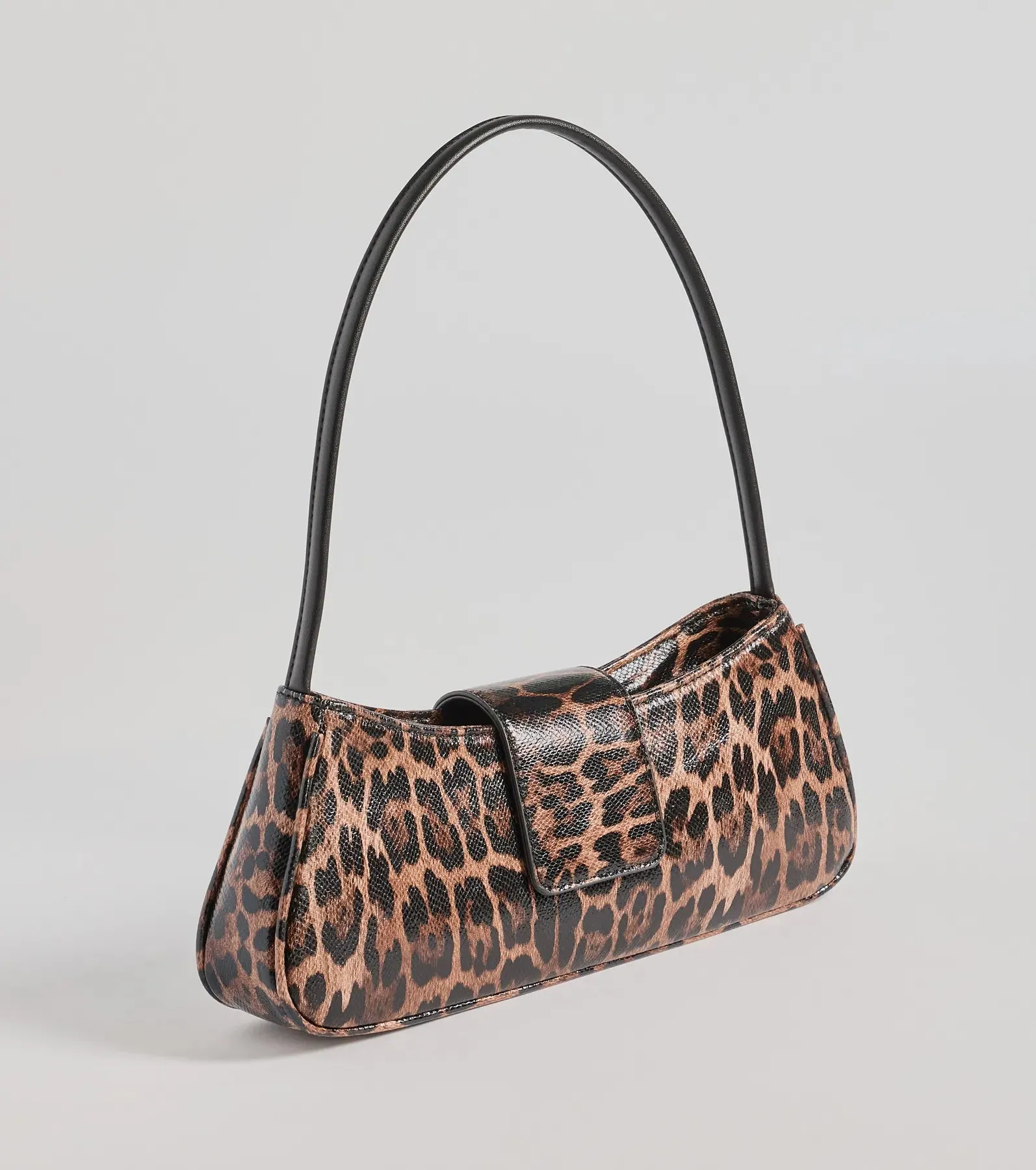 Wild Cutie Leopard Faux Leather Shoulder Bag sold by Windsor