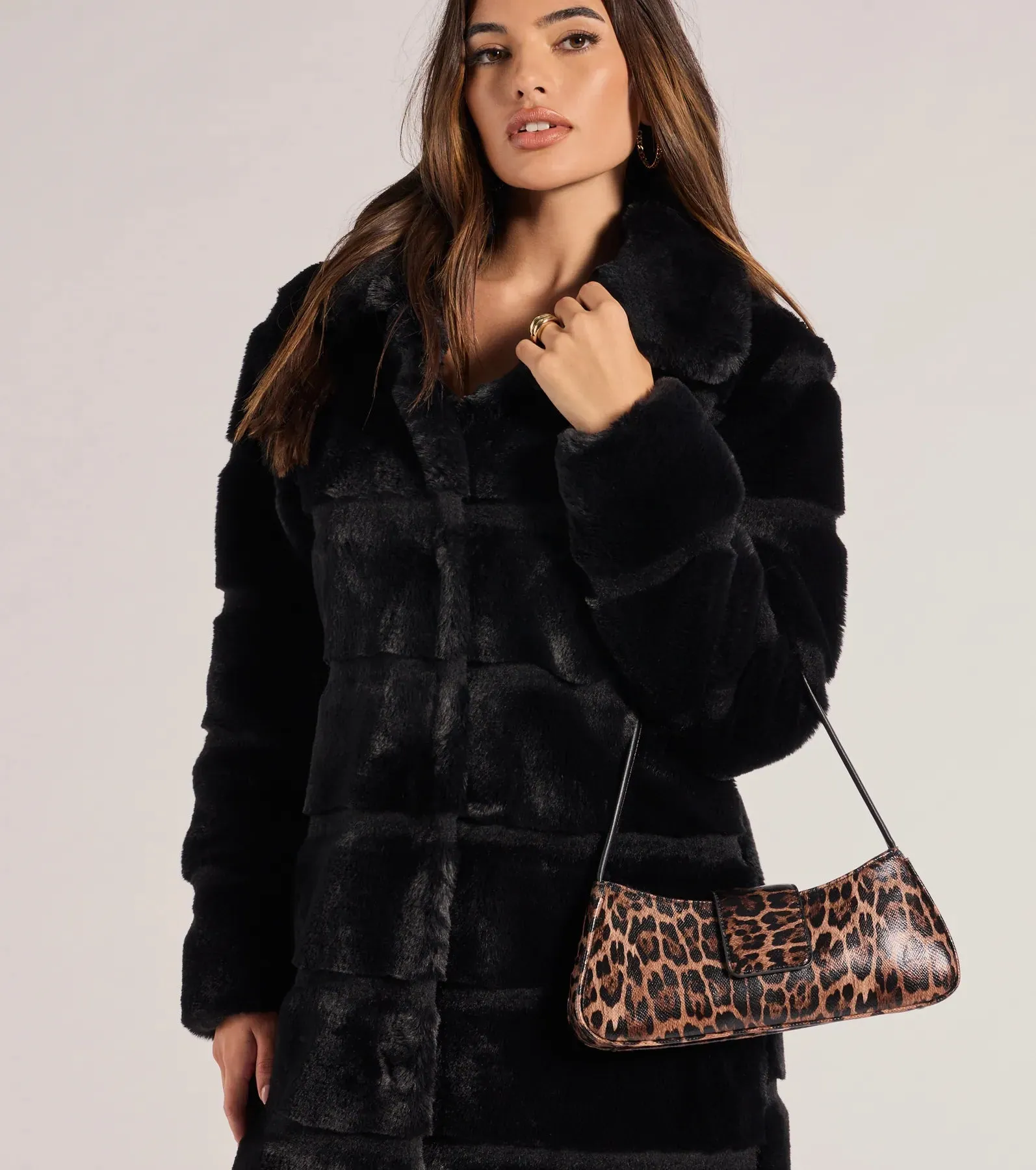 Wild Cutie Leopard Faux Leather Shoulder Bag sold by Windsor product image thumbnail 3