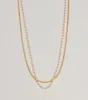 Trendy Sleek Layered Chain Necklace Set sold by Windsor