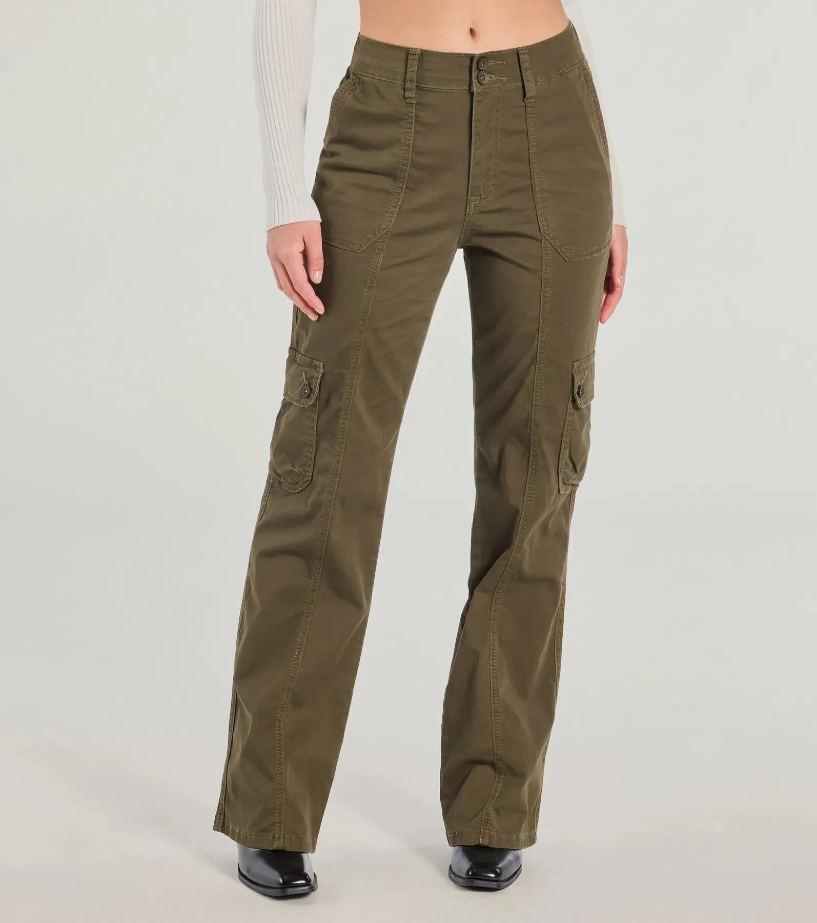Take Charge Mid Rise Straight Cargo Pants sold by Windsor product image thumbnail 4