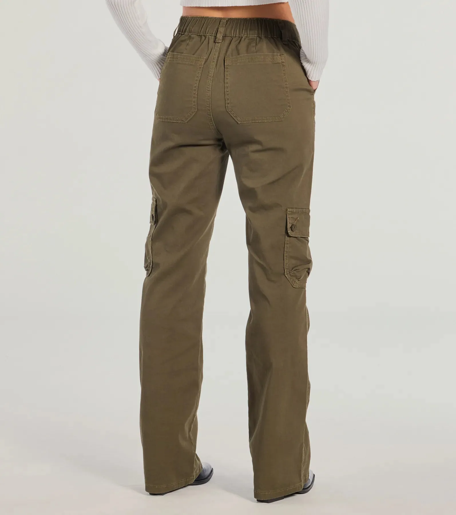 Take Charge Mid Rise Straight Cargo Pants sold by Windsor product image thumbnail 2