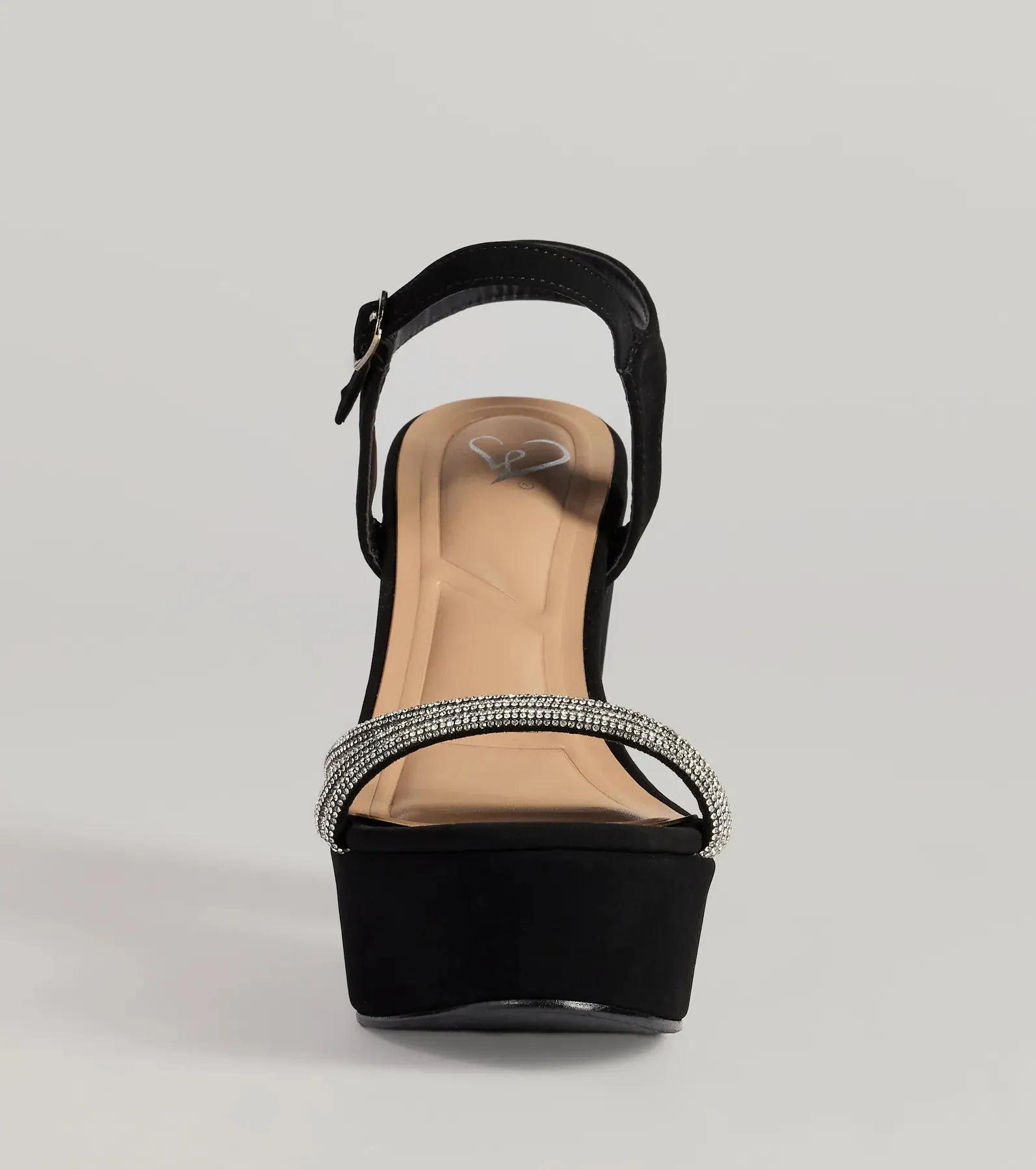 Dazzling Spotlight Rhinestone Platform Heels sold by Windsor product image thumbnail 3