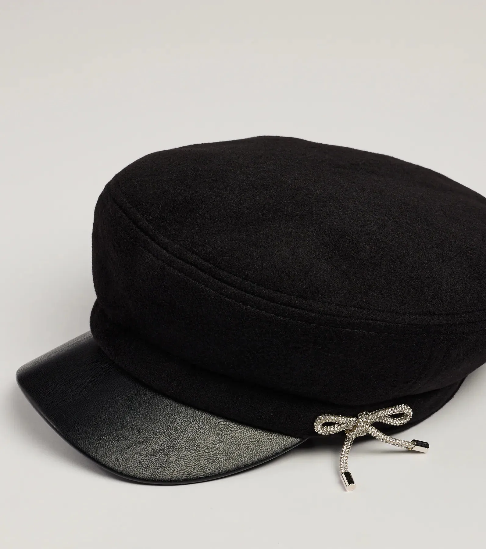 Glam In The City Rhinestone Bow Cabbie Hat sold by Windsor product image thumbnail 2