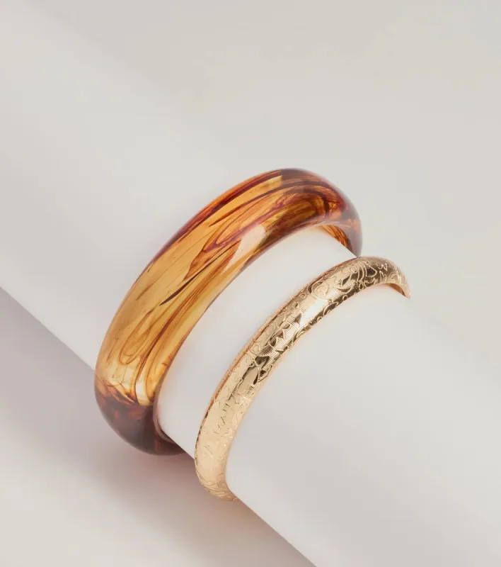 Boho Chic Bangle Bracelet Two-Pack Set sold by Windsor