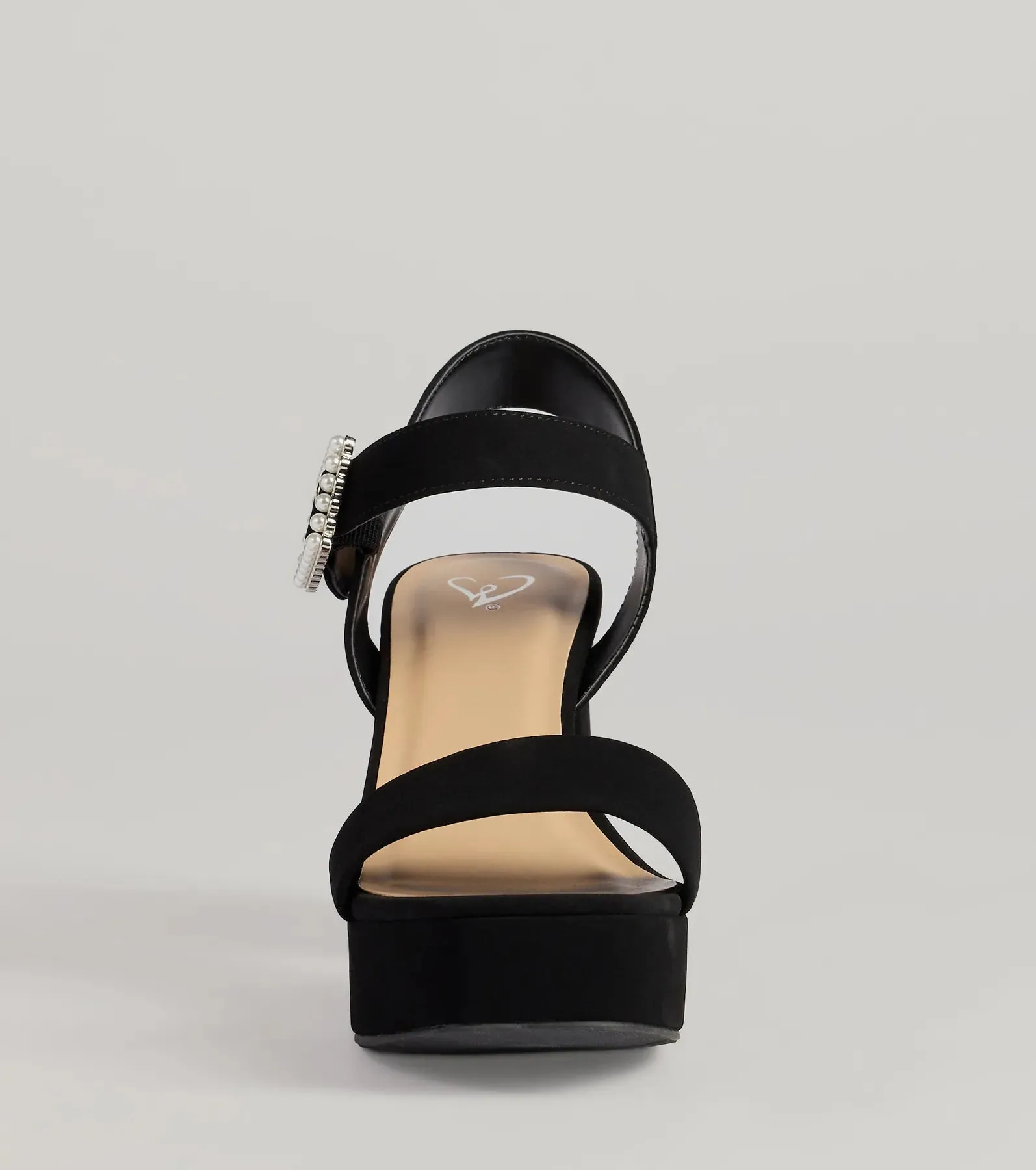 Dazzling Grace Faux Pearl Platform Heels sold by Windsor product image thumbnail 3