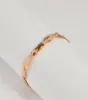 Trendy Shine Gemstone Twisted Snake Chain Bracelet sold by Windsor