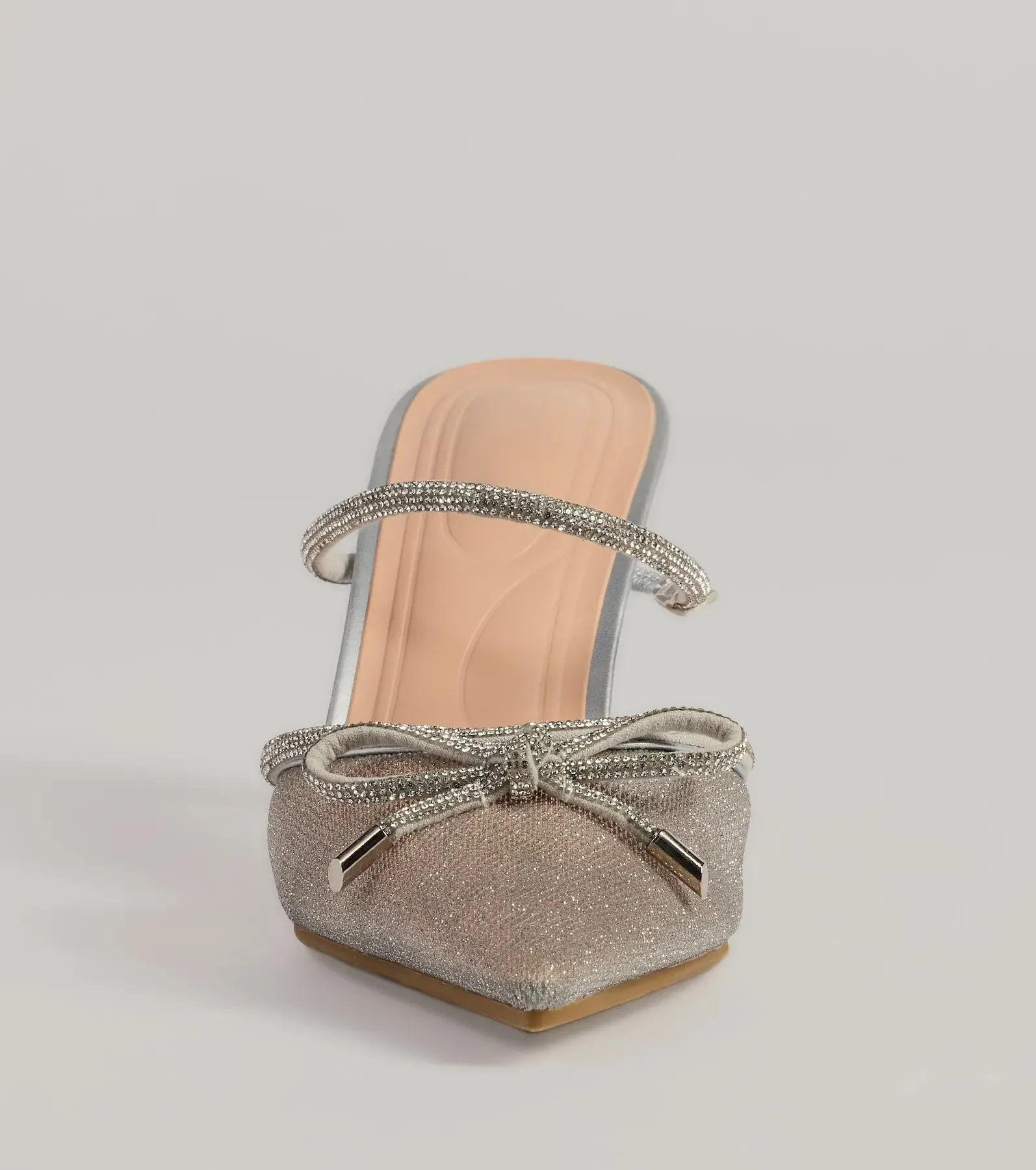 Chic Steps Glitter Mesh Stiletto Pumps sold by Windsor product image thumbnail 3