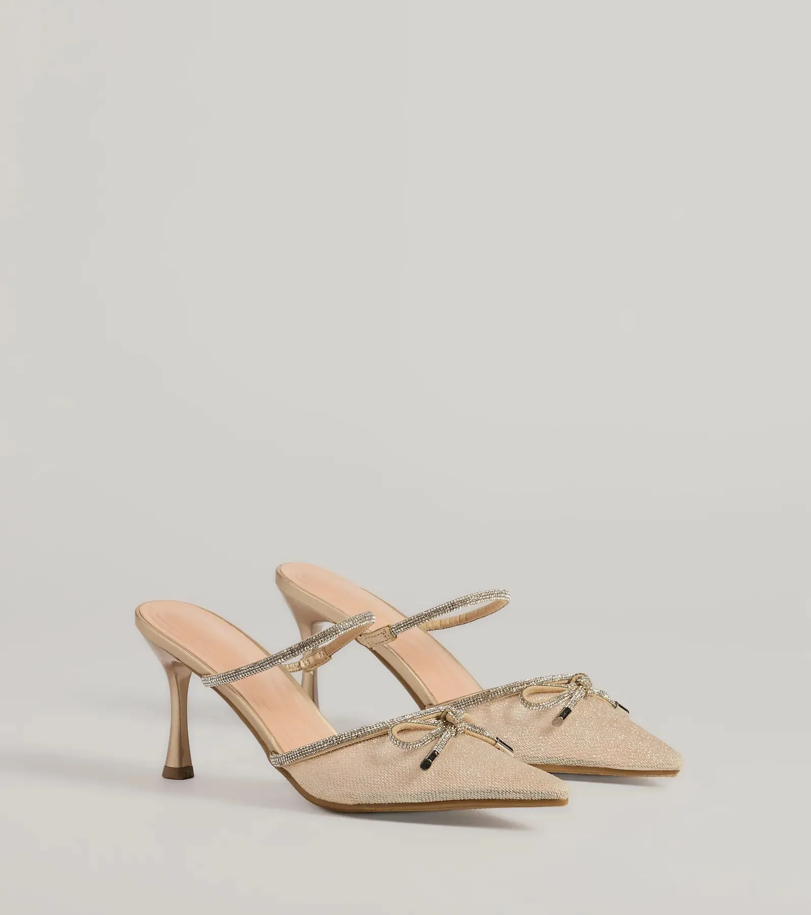 Chic Steps Glitter Mesh Stiletto Pumps sold by Windsor product image thumbnail 5