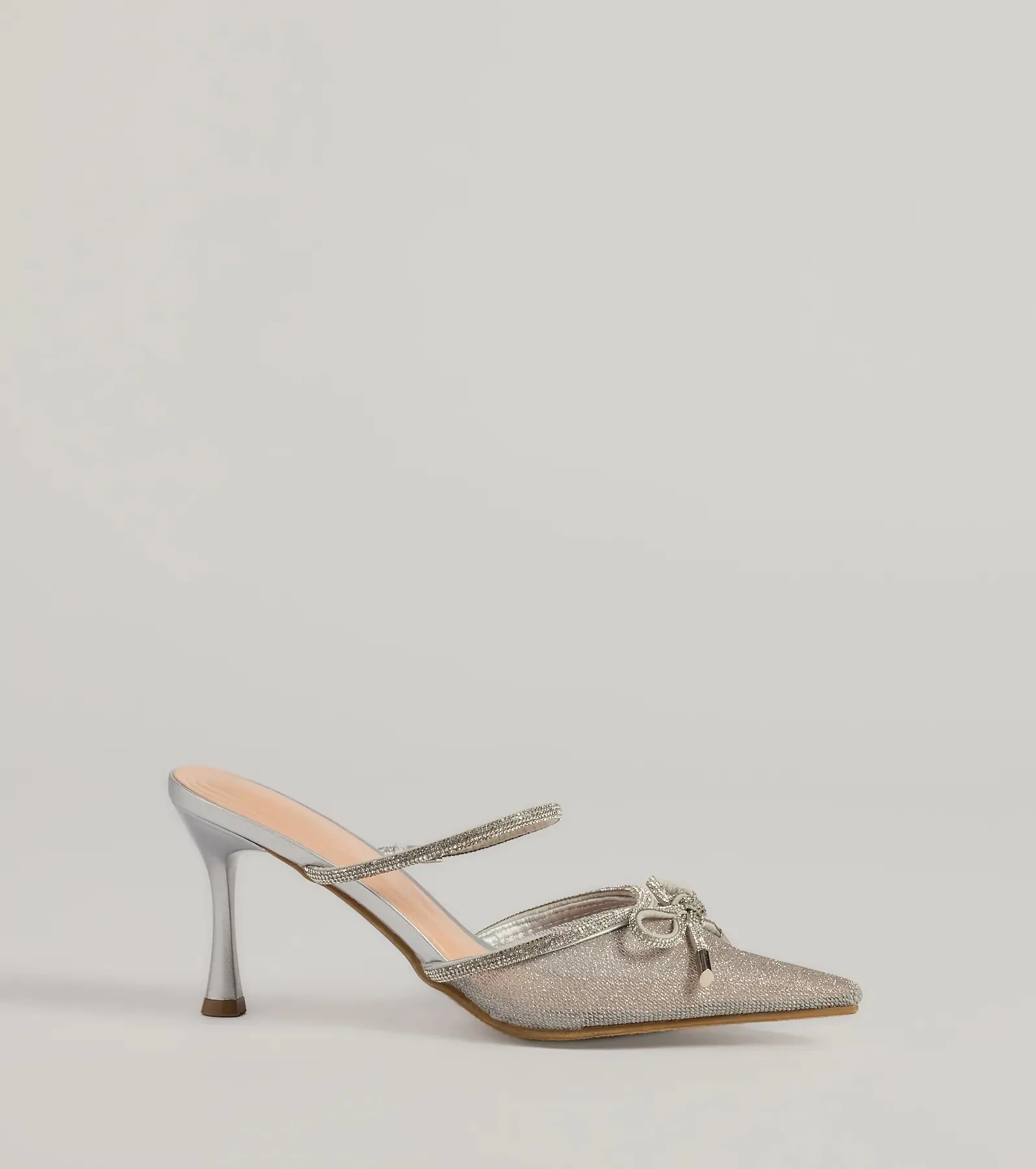 Chic Steps Glitter Mesh Stiletto Pumps sold by Windsor product image thumbnail 2