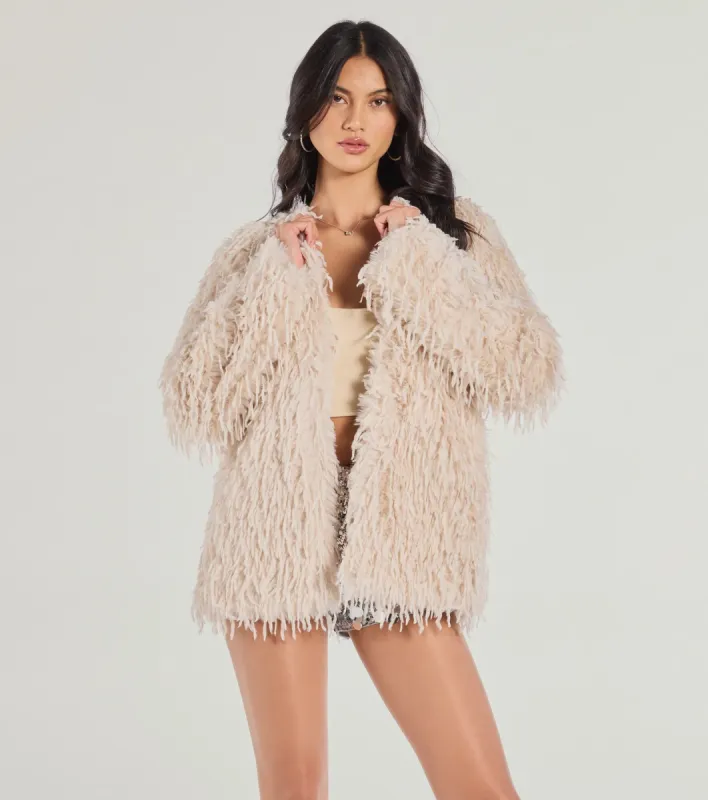Fab Fave Shaggy Faux Fur Jacket sold by Windsor