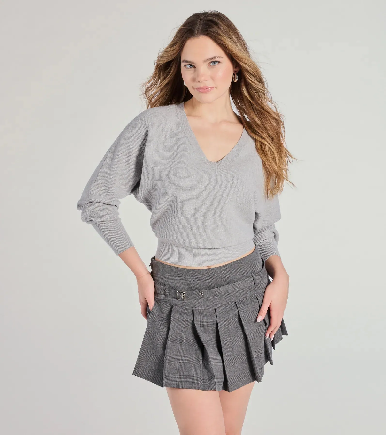 Classic Fave Ribbed Knit V-Neck Sweater sold by Windsor product image thumbnail 5