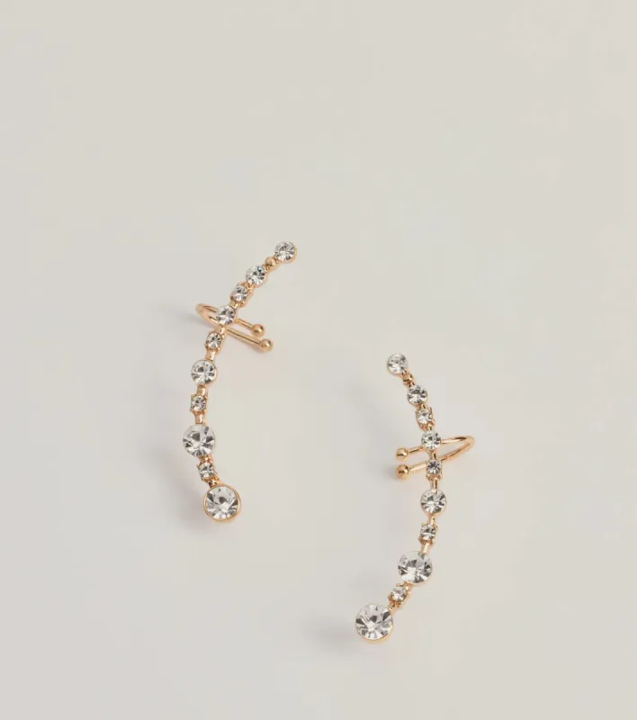 Gorgeous Glam Rhinestone Ear Crawler Set sold by Windsor