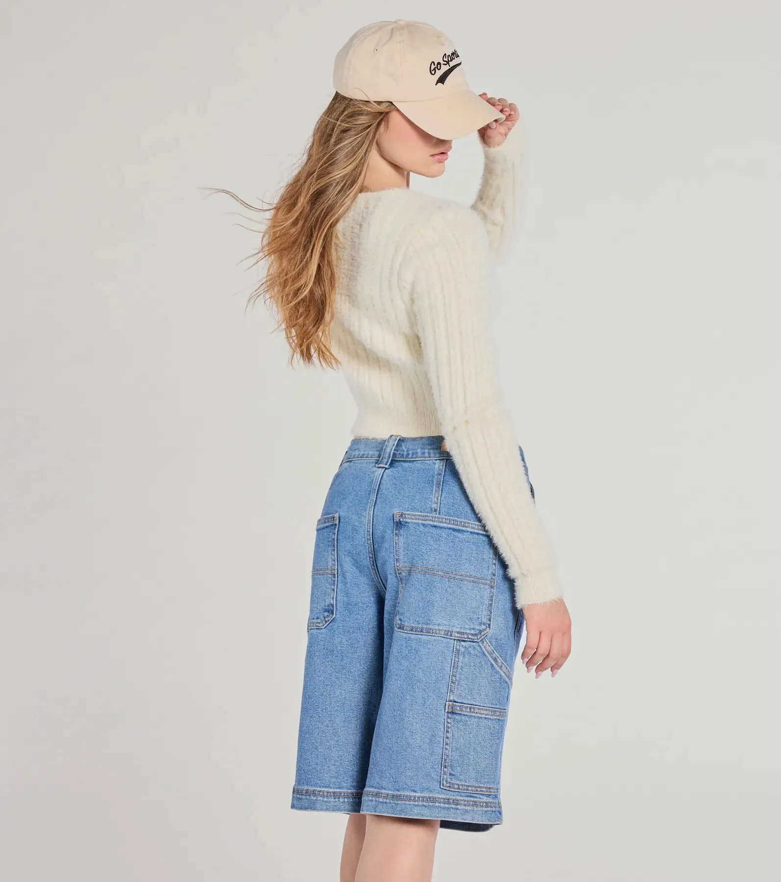 Adorably Cozy Eyelash Knit Button-Down Cardigan sold by Windsor product image thumbnail 2