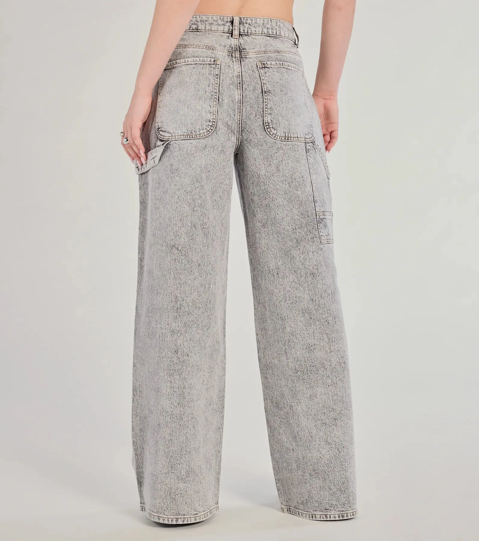 Totally Edgy Mid-Rise Wide-Leg Denim Jeans sold by Windsor product image thumbnail 2