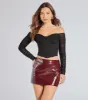 Downtown Looks Long Sleeve Mesh Bustier sold by Windsor