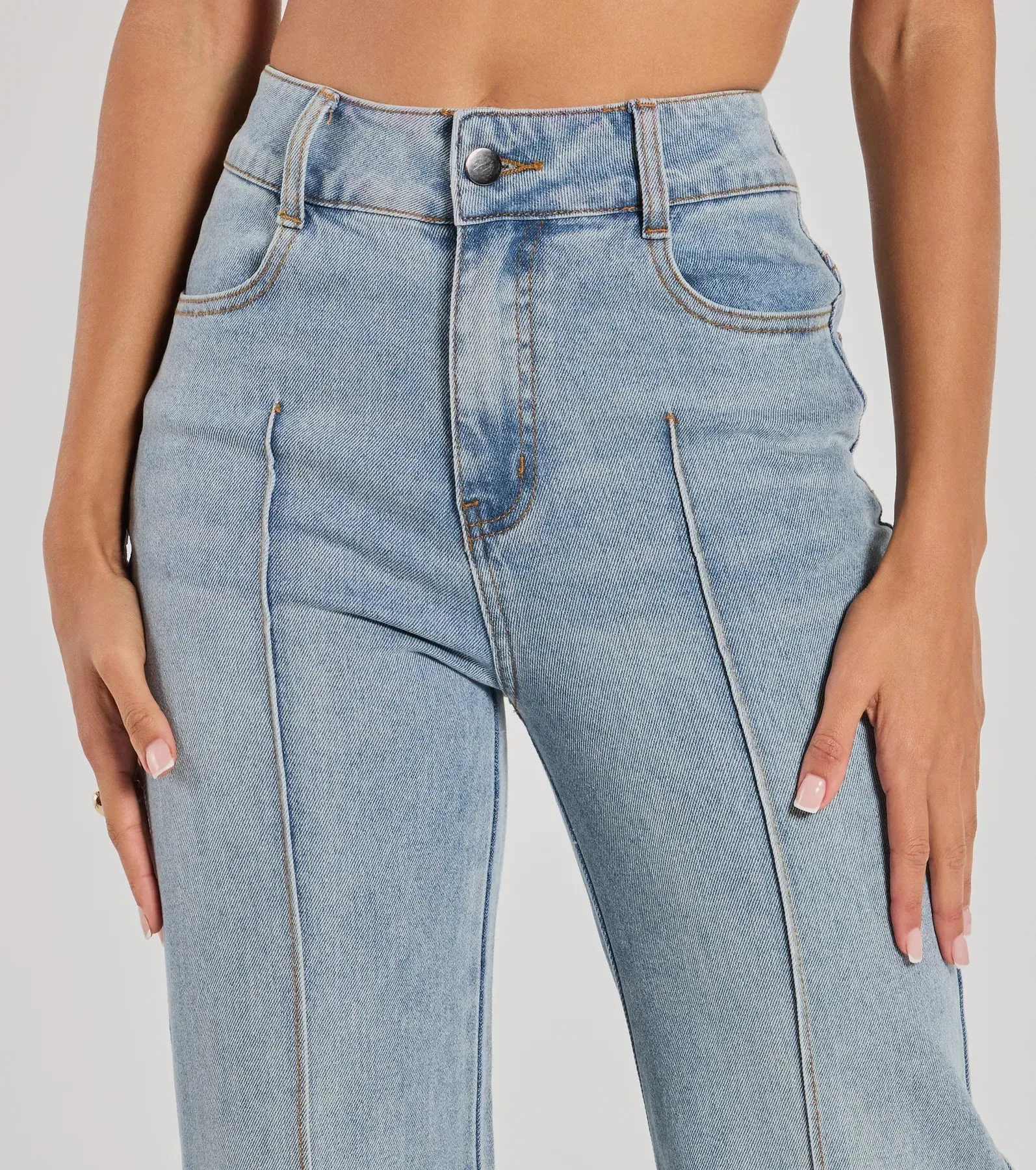 Stylish Refresh High-Rise Wide-Leg Denim Jeans sold by Windsor product image thumbnail 3