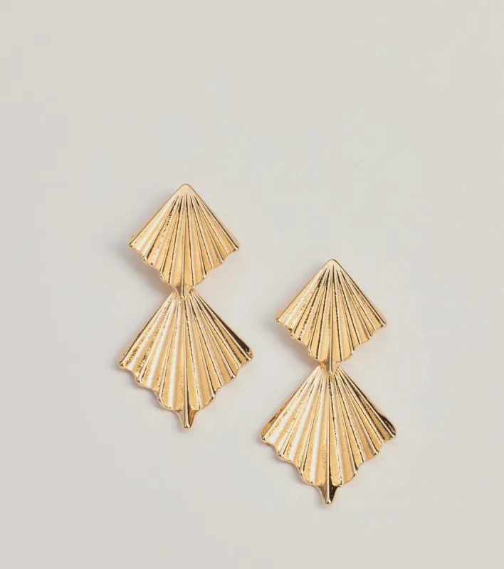 Major Fan Statement Earrings sold by Windsor